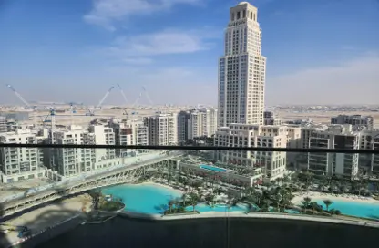 Pool image for: Apartment - 2 Bedrooms - 3 Bathrooms for rent in Palace Residences - Dubai Creek Harbour (The Lagoons) - Dubai, Image 1