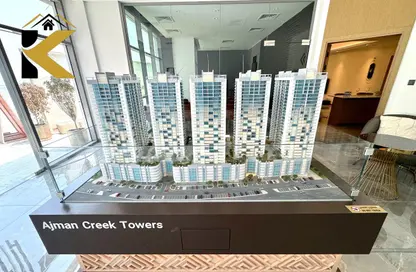 Apartment - 2 Bedrooms - 3 Bathrooms for sale in Ajman Creek Towers - Al Rashidiya 1 - Al Rashidiya - Ajman