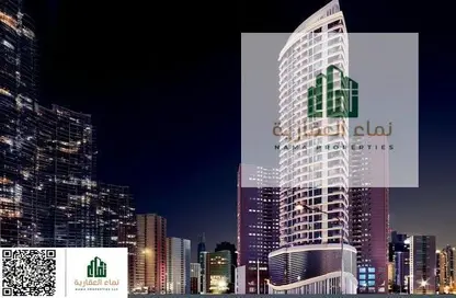 Apartment - 2 Bedrooms - 3 Bathrooms for sale in Ajman Creek Towers - Al Rashidiya 1 - Al Rashidiya - Ajman