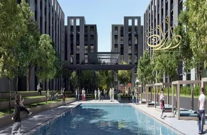 Pool image for: Apartment - 3 Bedrooms - 4 Bathrooms for sale in Tiraz 3 - Aljada - Sharjah, Image 1