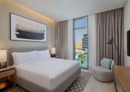 Room / Bedroom image for: Hotel and Hotel Apartment - 1 bedroom - 2 bathrooms for rent in DoubleTree by Hilton Abu Dhabi - Yas Island - Abu Dhabi, Image 1