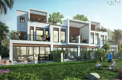 Townhouse - 4 Bedrooms - 3 Bathrooms for sale in Costa Brava 1 - Costa Brava at DAMAC Lagoons - Damac Lagoons - Dubai