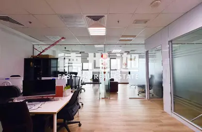 Office Space - Studio - 1 Bathroom for rent in Indigo Optima - Indigo Towers - International City - Dubai