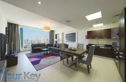 شقة - غرفة نوم - 2 حمامات للايجار في برج نسيمه - شارع الشيخ زايد - دبي