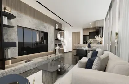 Living Room image for: Apartment - 1 Bathroom for sale in Samana Mykonos - Dubai Studio City - Dubai, Image 1