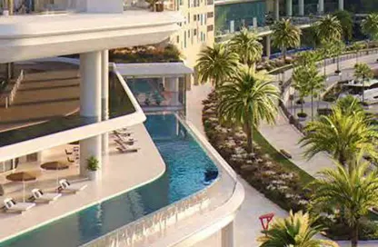 Pool image for: Penthouse - 3 Bedrooms - 6 Bathrooms for sale in The Vela Dorchester Collection - Business Bay - Dubai, Image 1