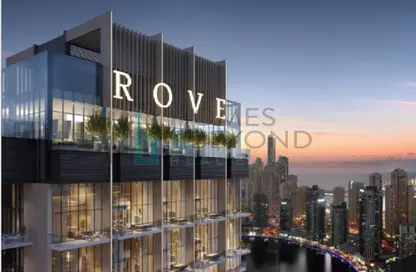 Apartment - Studio - 1 Bathroom for sale in Rove Home Marasi Drive - Business Bay - Dubai