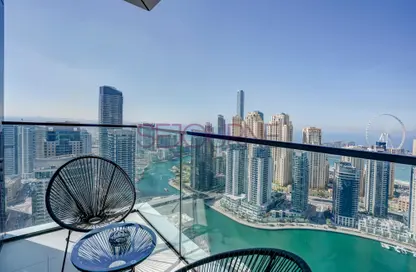 Balcony image for: Apartment - 2 Bedrooms - 2 Bathrooms for rent in Vida Residences Dubai Marina - Dubai Marina - Dubai, Image 1