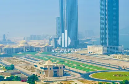 شقة - 3 غرف نوم - 3 حمامات للايجار في 2 زاخر تاور - أبراج زاخر - التعاون - الشارقة