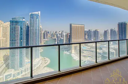Balcony image for: Apartment - 4 Bedrooms - 4 Bathrooms for rent in Marina Quays West - Marina Quays - Dubai Marina - Dubai, Image 1