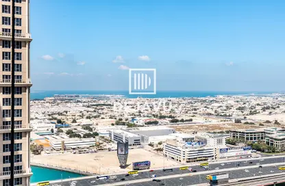 شقة - غرفة نوم - 2 حمامات للايجار في برج نورا - مدينة الحبتور - الخليج التجاري - دبي