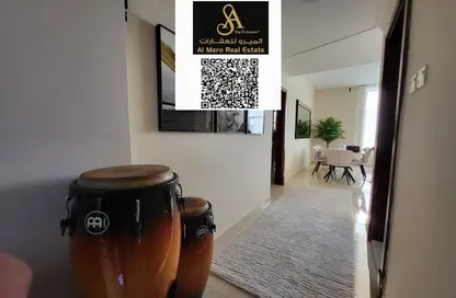 Apartment - 1 Bedroom - 2 Bathrooms for sale in Orient Tower 1 - Orient Towers - Al Bustan - Ajman