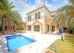 Pool image for: Villa - 4 bedrooms - 5 bathrooms for rent in Entertainment Foyer - Mediterranean Clusters - Jumeirah Islands - Dubai, Image 1