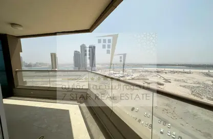 Balcony image for: Apartment - 3 Bedrooms - 4 Bathrooms for sale in Al Sondos Tower - Al Khan Lagoon - Al Khan - Sharjah, Image 1