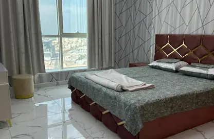 Apartment - 2 Bedrooms - 3 Bathrooms for rent in Al Rashidiya Towers - Al Rashidiya - Ajman Downtown - Ajman