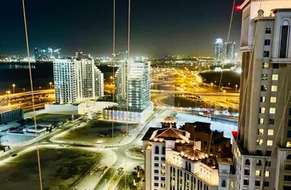شقة - غرفة نوم - 2 حمامات للايجار في بن غاطي افنيو - الجداف - دبي