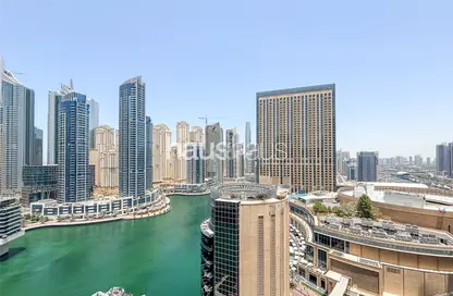 شقة - غرفة نوم - 2 حمامات للايجار في B برج سيلفرين - سيلفيرين - دبي مارينا - دبي