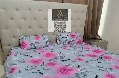 شقة - غرفة نوم - 2 حمامات للايجار في أورينت تاور 1 - أورينت تاور - البستان - عجمان