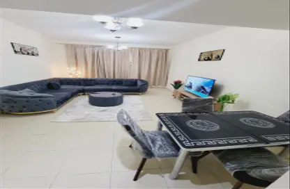 Apartment - 2 Bedrooms - 1 Bathroom for rent in Al Rashidiya Towers - Al Rashidiya - Ajman Downtown - Ajman