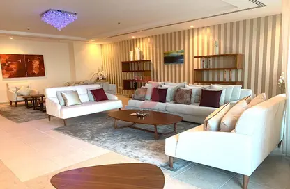 Apartment - 3 Bedrooms - 5 Bathrooms for rent in Elite Residence - Dubai Marina - Dubai