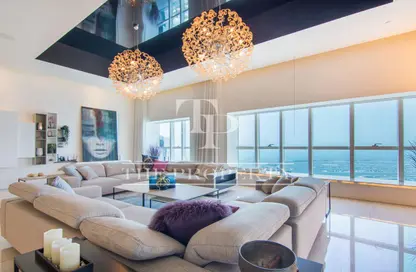 Penthouse - 4 Bedrooms - 5 Bathrooms for rent in Elite Residence - Dubai Marina - Dubai