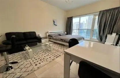 Living / Dining Room image for: Apartment - 1 Bathroom for rent in Safeer Tower 1 - Safeer Towers - Business Bay - Dubai, Image 1