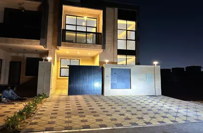 Outdoor Building image for: Villa - 5 Bedrooms - 7 Bathrooms for sale in Al Bahia Hills - Al Bahia - Ajman, Image 1