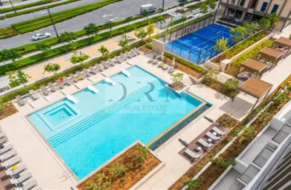 Pool image for: Apartment - 1 Bedroom - 1 Bathroom for rent in Socio Tower 2 - Socio Tower - Dubai Hills Estate - Dubai, Image 1
