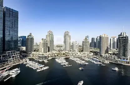 Apartment - 2 Bedrooms - 3 Bathrooms for sale in Iris Blue - Dubai Marina - Dubai