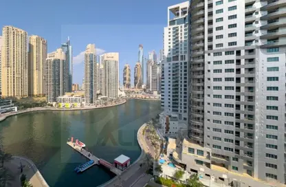 Apartment - 1 Bedroom - 1 Bathroom for rent in Marina View Tower A - Marina View - Dubai Marina - Dubai