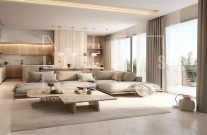 Living Room image for: Apartment - 2 Bedrooms - 3 Bathrooms for sale in Olivia Residences - Dubai Investment Park - Dubai, Image 1