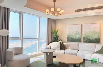 Apartment - 1 Bedroom - 2 Bathrooms for rent in Leaf Tower - Tamouh - Al Reem Island - Abu Dhabi