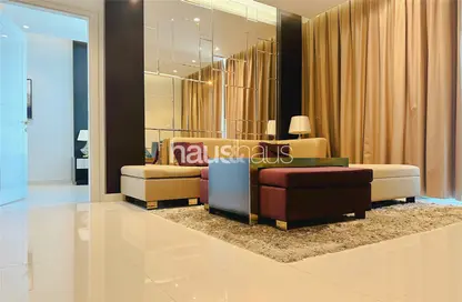 النزل و الشقق الفندقية - غرفة نوم - 2 حمامات للايجار في برج أبر كريست - دبي وسط المدينة - دبي