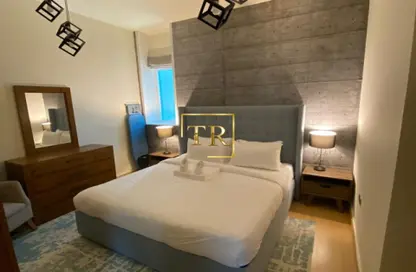 Room / Bedroom image for: Apartment - 1 Bedroom - 1 Bathroom for sale in Marina Pinnacle - Dubai Marina - Dubai, Image 1