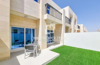 Terrace image for: Townhouse - 3 Bedrooms - 3 Bathrooms for sale in Aknan Villas - Victoria - Damac Hills 2 - Dubai, Image 1