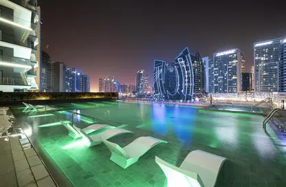 شقة - 1 حمام للايجار في 15 Northside - Tower 2 - 15 نورث سايد - الخليج التجاري - دبي