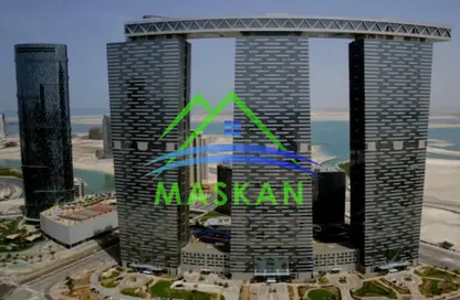 Apartment - 1 Bedroom - 2 Bathrooms for rent in The Gate Tower 1 - Shams Abu Dhabi - Al Reem Island - Abu Dhabi