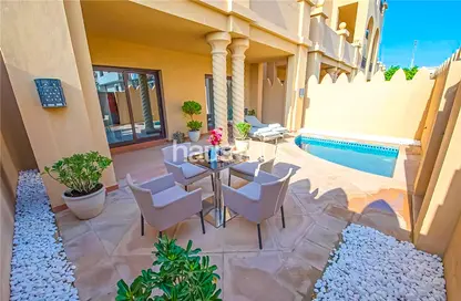 Terrace image for: Townhouse - 3 Bedrooms - 5 Bathrooms for sale in The Fairmont Palm Residence South - The Fairmont Palm Residences - Palm Jumeirah - Dubai, Image 1