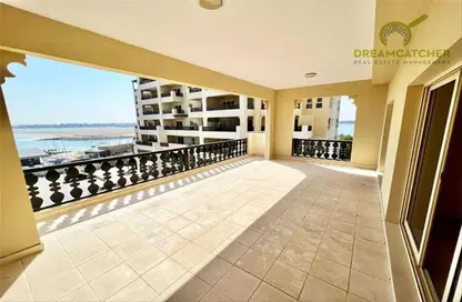 Terrace image for: Apartment - 3 Bedrooms - 4 Bathrooms for sale in Marina Apartments B - Al Hamra Marina Residences - Al Hamra Village - Ras Al Khaimah, Image 1
