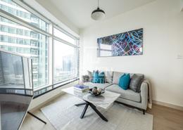 Living Room image for: Apartment - 1 bedroom - 1 bathroom for rent in The Lofts West - The Lofts - Downtown Dubai - Dubai, Image 1
