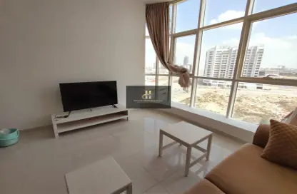 Living Room image for: Apartment - 1 Bedroom - 2 Bathrooms for rent in Burj Alkhair Dubai - Al Barsha South - Al Barsha - Dubai, Image 1