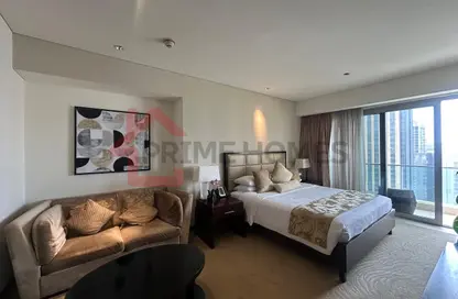 Apartment - Studio - 1 Bathroom for rent in JW Marriott Hotel Marina - Dubai Marina - Dubai