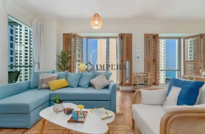 Apartment - 1 Bedroom - 2 Bathrooms for rent in Aurora Tower - Marina Promenade - Dubai Marina - Dubai