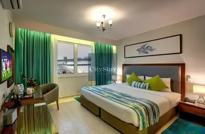 Room / Bedroom image for: Hotel  and  Hotel Apartment - 1 Bathroom for rent in City Stay Beach Hotel Apartment - Al Marjan Island - Ras Al Khaimah, Image 1