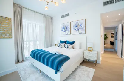 صورة لـ غرفة- غرفة النوم شقة - غرفة نوم - 2 حمامات للايجار في برج سفير 1 - ابراج سفير - الخليج التجاري - دبي ، صورة رقم 1