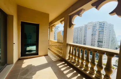 Balcony image for: Apartment - 1 Bedroom - 2 Bathrooms for rent in Golden Mile 2 - Golden Mile - Palm Jumeirah - Dubai, Image 1