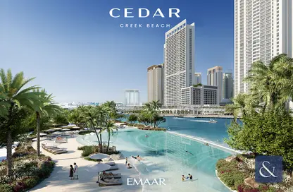 Pool image for: Apartment - 1 Bedroom - 1 Bathroom for sale in Cedar - Dubai Creek Harbour (The Lagoons) - Dubai, Image 1