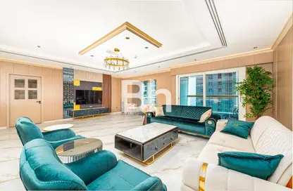 Apartment - 4 Bedrooms - 5 Bathrooms for rent in Elite Residence - Dubai Marina - Dubai