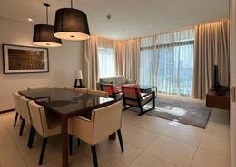 Living / Dining Room image for: Apartment - 2 bedrooms - 3 bathrooms for rent in Vida Residence 2 - Vida Residence - The Hills - Dubai, Image 1