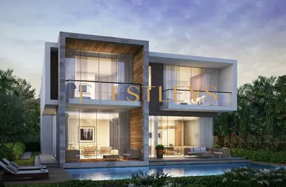 Outdoor House image for: Villa - 5 Bedrooms - 6 Bathrooms for sale in Veneto Villas - Trevi - DAMAC Hills - Dubai, Image 1